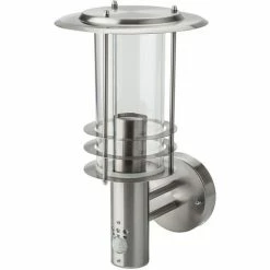 Grafner® Edelstahl Wandlampe Mit Bewegungsmelder 17WBPIR Wandleuchte Hofleuchte