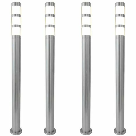 Grafner® Edelstahl Wegleuchte WL10200 Gartenlampe 110 Cm 4er Set 4 Grafner® Edelstahl Wegleuchte WL10200 Gartenlampe 110 Cm 4er Set – Bild 2