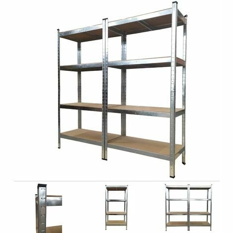 Grafner® Doppel Schwerlastregal 1,60m Werkstattregal 1400kg Traglast 3 Grafner® Doppel Schwerlastregal 1,60m Werkstattregal 1400kg Traglast