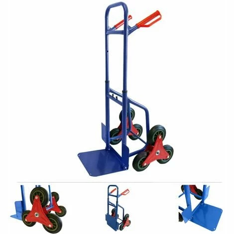 Grafner® Treppensteiger Sackkarre Ausziehbar / Klappbar 200 Kg 3 Grafner® Treppensteiger Sackkarre Ausziehbar / Klappbar 200 Kg