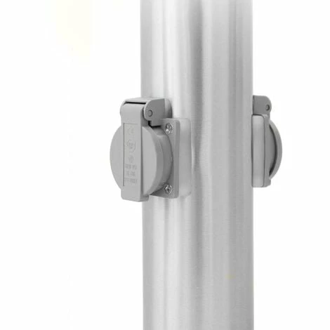 Grafner® Edelstahl Wegleuchte Mit 2 Außensteckdosen Gartenlampe 110 Cm 4er Set 7 Grafner® Edelstahl Wegleuchte Mit 2 Außensteckdosen Gartenlampe 110 Cm 4er Set – Bild 5