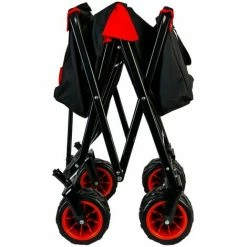 Grafner® Faltbarer Bollerwagen Offroad Schwarz/rot Handwagen Klappbar 11 Grafner® Faltbarer Bollerwagen Offroad Schwarz/rot Handwagen Klappbar -GRAFNER-shop 12166115 5