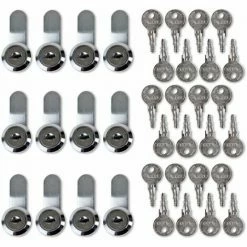 GRAFNER Briefkastenschloss Hebelschloß 22,5mm Mit 2 Schlüsseln Für Türstärken Bis 12mm Zylinderschloss 4er Set