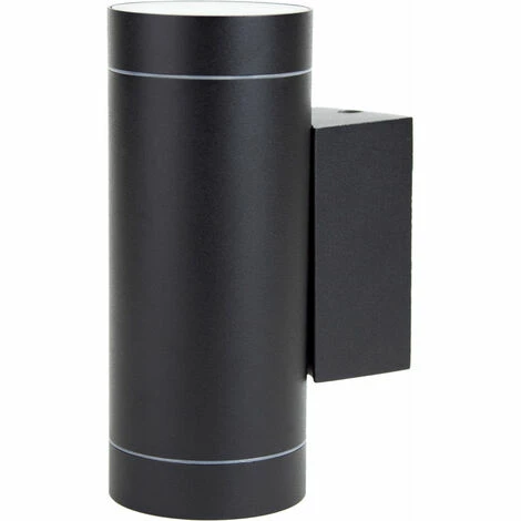 Grafner® Aluminium-Wandlampe Up & Down Außenlampe Schwarz WL10747 3 Grafner® Aluminium-Wandlampe Up & Down Außenlampe Schwarz WL10747