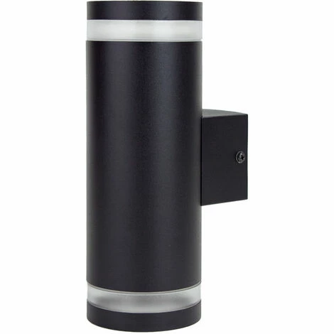 Grafner® Aluminium-Wandlampe Up & Down Außenlampe Schwarz WL10749 3 Grafner® Aluminium-Wandlampe Up & Down Außenlampe Schwarz WL10749