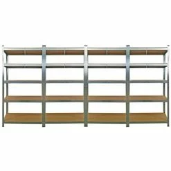 Grafner® Doppel Schwerlastregal 1,80m Werkstattregal Auf 5 Ebenen 1750kg Traglast TÜV / GS Geprüft -GRAFNER-shop 18282624 4