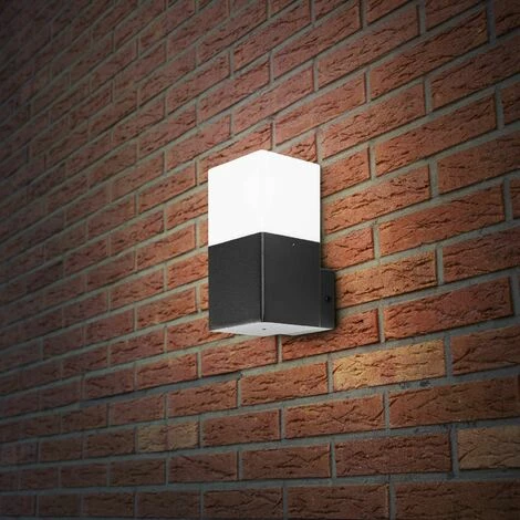 Grafner® Alu Wandlampe WL10801 Wandleuchte Anthrazit Einzeln 3 Grafner® Alu Wandlampe WL10801 Wandleuchte Anthrazit Einzeln