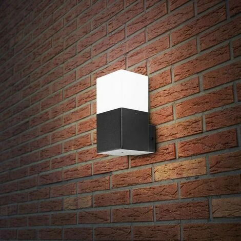 Grafner® Alu Wandlampe WL10801 Wandleuchte Anthrazit Einzeln 4 Grafner® Alu Wandlampe WL10801 Wandleuchte Anthrazit Einzeln – Bild 2