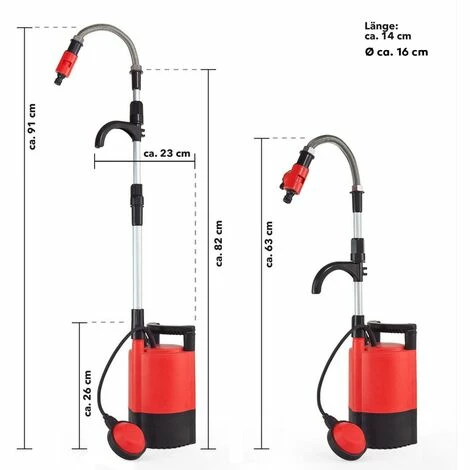 Grafner® Regenfasspumpe Schmutzwasserpumpe Gartenpumpe Regenwasserpumpe 400 Watt RP10811 5 Grafner® Regenfasspumpe Schmutzwasserpumpe Gartenpumpe Regenwasserpumpe 400 Watt RP10811 – Bild 3