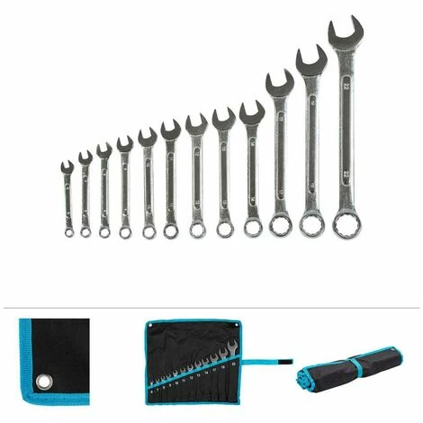 Grafner® Ring-Maulschlüssel Satz 12 Teilig MS10870 4 Grafner® Ring-Maulschlüssel Satz 12 Teilig MS10870 – Bild 2