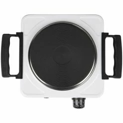 Grafner® Kochplatte Einzel 1000 Watt Mit Klappbaren Griffen Weiß KP10877 -GRAFNER-shop 30048363 5