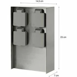 Grafner® Edelstahl Steckdosensäule Mit 4 Außensteckdosen Gartensteckdose Energiesäule 9 Grafner® Edelstahl Steckdosensäule Mit 4 Außensteckdosen Gartensteckdose Energiesäule -GRAFNER-shop 37535846 3