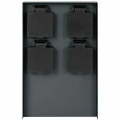 Grafner® Steckdosensäule Schwarz Mit 4 Außensteckdosen Edelstahl Gartensteckdose Energiesäule 11 Grafner® Steckdosensäule Schwarz Mit 4 Außensteckdosen Edelstahl Gartensteckdose Energiesäule -GRAFNER-shop 37535848 5