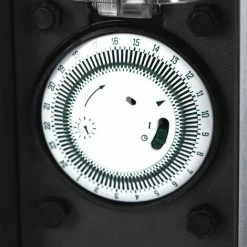 Grafner® Steckdosensäule Anthrazit Mit Timer Und 2 Außensteckdosen Edelstahl Gartensteckdose Energie -GRAFNER-shop 37535850 5