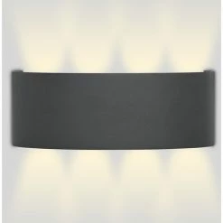 Grafner® LED Aluminium Wandlampe Up Down Außenleuchte Innenleuchte Modern WL10951