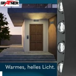 Grafner® LED Aluminium Wandlampe Up Down Außenleuchte Innenleuchte Modern WL10951 9 Grafner® LED Aluminium Wandlampe Up Down Außenleuchte Innenleuchte Modern WL10951 -GRAFNER-shop 44003200 3