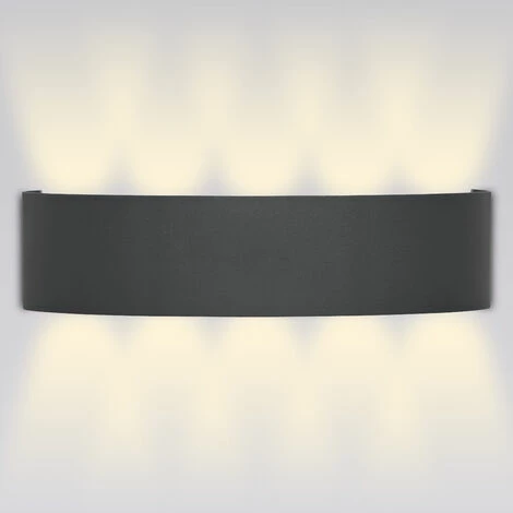 Grafner® LED Aluminium Wandlampe Up Down Außenleuchte Innenleuchte Modern WL10952 3 Grafner® LED Aluminium Wandlampe Up Down Außenleuchte Innenleuchte Modern WL10952