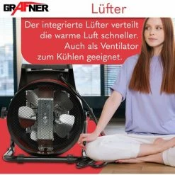 Grafner® Elektroheizer Heizlüfter Bauheizer 3000 Watt Heizstrahler EH10934 5 Grafner® Elektroheizer Heizlüfter Bauheizer 3000 Watt Heizstrahler EH10934 -GRAFNER-shop 44111610 4