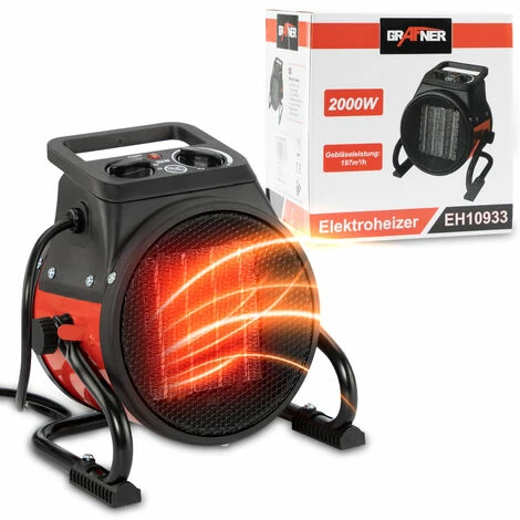 Grafner® Elektroheizer Heizlüfter Bauheizer 2000 Watt Heizstrahler EH10933 Grafner® Elektroheizer Heizlüfter Bauheizer 2000 Watt Heizstrahler EH10933 -GRAFNER-shop 44111617 1