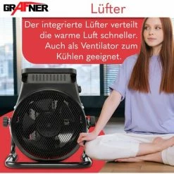 Grafner® Elektroheizer Heizlüfter Bauheizer 2000 Watt Heizstrahler EH10933 5 Grafner® Elektroheizer Heizlüfter Bauheizer 2000 Watt Heizstrahler EH10933 -GRAFNER-shop 44111617 4