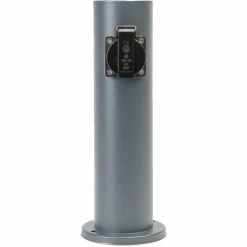 Grafner® Steckdosensäule Anthrazit Mit 2 Außensteckdosen Edelstahl Gartensteckdose Energiesäule 11 Grafner® Steckdosensäule Anthrazit Mit 2 Außensteckdosen Edelstahl Gartensteckdose Energiesäule -GRAFNER-shop 57721912 5
