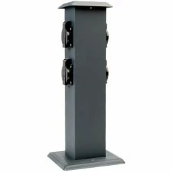 Grafner® Steckdosensäule Anthrazit Mit 4 Außensteckdosen Edelstahl Gartensteckdose Energiesäule 10 Grafner® Steckdosensäule Anthrazit Mit 4 Außensteckdosen Edelstahl Gartensteckdose Energiesäule -GRAFNER-shop 57721952 4