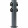 Grafner® Steckdosensäule Anthrazit Mit 4 Außensteckdosen Edelstahl Gartensteckdose Energiesäule -GRAFNER-shop 57721953 1