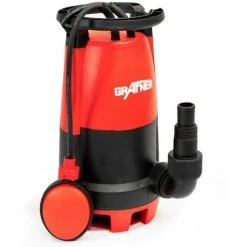 Grafner® 3in1 Kombitauchpumpe Flachsaugerpumpe 750 Watt 17.500 L/h Schmutzwasserpumpe Klarwasserpump -GRAFNER-shop 58130980 3