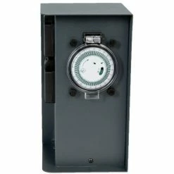 Grafner® Edelstahl Steckdosensäule Mit Timer 2 Außensteckdosen Anthrazit Gartensteckdose 10 Grafner® Edelstahl Steckdosensäule Mit Timer 2 Außensteckdosen Anthrazit Gartensteckdose -GRAFNER-shop 60564709 4