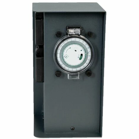 Grafner® Edelstahl Steckdosensäule Mit Timer 2 Außensteckdosen Anthrazit Gartensteckdose 6 Grafner® Edelstahl Steckdosensäule Mit Timer 2 Außensteckdosen Anthrazit Gartensteckdose – Bild 4