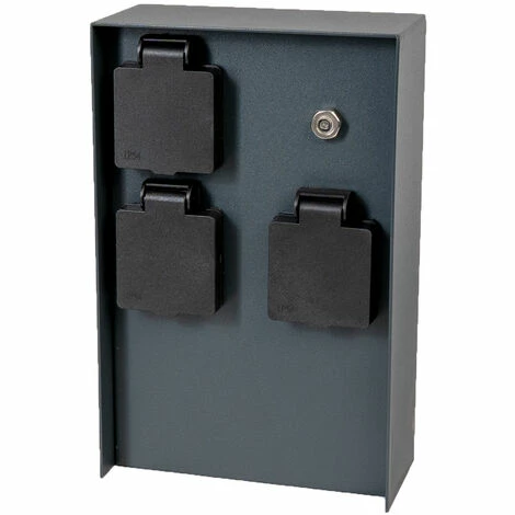 Grafner® Steckdosensäule Anthrazit Mit Dämmerungssensor Edelstahl Gartensteckdose Energiesäule 3 Grafner® Steckdosensäule Anthrazit Mit Dämmerungssensor Edelstahl Gartensteckdose Energiesäule