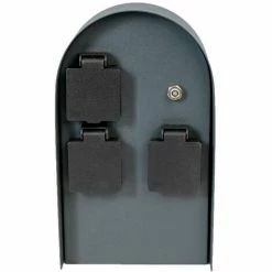 Grafner® Steckdosensäule Anthrazit Mit Dämmerungssensor Edelstahl Gartensteckdose Energiesäule 10 Grafner® Steckdosensäule Anthrazit Mit Dämmerungssensor Edelstahl Gartensteckdose Energiesäule -GRAFNER-shop 60706247 4