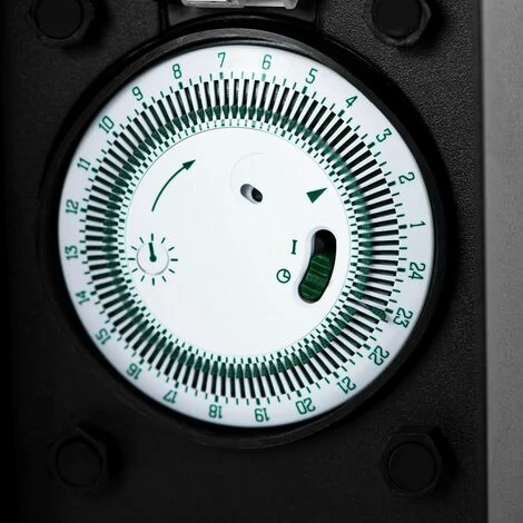 Grafner® Edelstahl Steckdosensäule Mit Timer 2 Außensteckdosen Anthrazit Gartensteckdose 7 Grafner® Edelstahl Steckdosensäule Mit Timer 2 Außensteckdosen Anthrazit Gartensteckdose – Bild 5