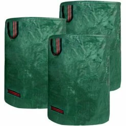Grafner® Gartenabfallsack 272 Liter Gartentasche Rund Aus Polyethylen Laubsack