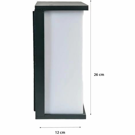 Grafner® LED Aluminium Wandlampe Außenleuchte Innenleuchte 5 Grafner® LED Aluminium Wandlampe Außenleuchte Innenleuchte – Bild 3