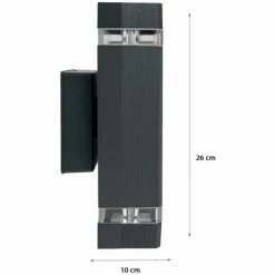 Grafner® LED Aluminium Wandlampe Außenleuchte Innenleuchte -GRAFNER-shop 66094674 3