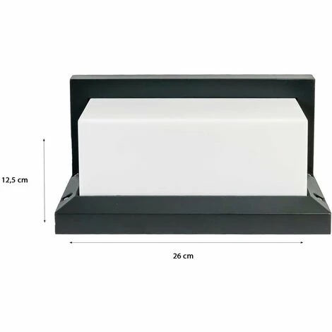 Grafner® LED Aluminium Wandlampe Außenleuchte Innenleuchte Grafner® LED Aluminium Wandlampe Außenleuchte Innenleuchte -GRAFNER-shop 66094675 3