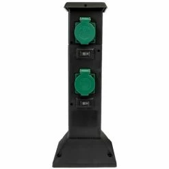 Grafner® Gartensteckdose Außensteckdose Schwarz 4 Fach Outdoor AS11017 9 Grafner® Gartensteckdose Außensteckdose Schwarz 4 Fach Outdoor AS11017 -GRAFNER-shop 66209322 3