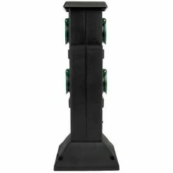 Grafner® Gartensteckdose Außensteckdose Schwarz 4 Fach Outdoor AS11017 11 Grafner® Gartensteckdose Außensteckdose Schwarz 4 Fach Outdoor AS11017 -GRAFNER-shop 66209322 5