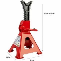 Grafner® Unterstellbock Set 3T KFZ Böcke Set - 3000 Kg Höhenverstellbar -GRAFNER-shop 68592599 3