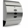 Grafner® Edelstahl Briefkasten Mit Zeitungsrolle Und 3 Sichtfenstern Postkasten 2 Grafner® Edelstahl Briefkasten Mit Zeitungsrolle Und 3 Sichtfenstern Postkasten -GRAFNER-shop 9991920 1