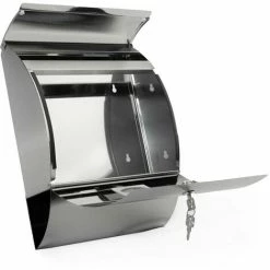 Grafner® Edelstahl Briefkasten Mit Zeitungsrolle Und 3 Sichtfenstern Postkasten 6 Grafner® Edelstahl Briefkasten Mit Zeitungsrolle Und 3 Sichtfenstern Postkasten -GRAFNER-shop 9991920 5