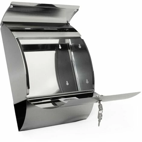 Grafner® Edelstahl Briefkasten mit Zeitungsrolle und 3 Sichtfenstern Postkasten Grafner® Edelstahl Briefkasten Mit Zeitungsrolle Und 3 Sichtfenstern Postkasten -GRAFNER-shop 9991920 5