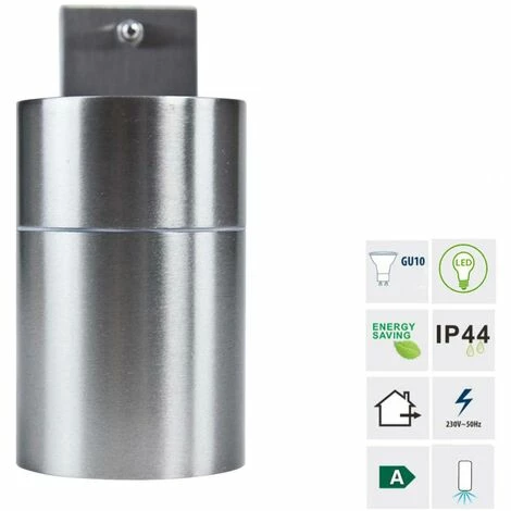 Grafner® Edelstahl Wandlampe 26B Wandleuchte Lichtschein Down/Unten 4 Grafner® Edelstahl Wandlampe 26B Wandleuchte Lichtschein Down/Unten – Bild 2