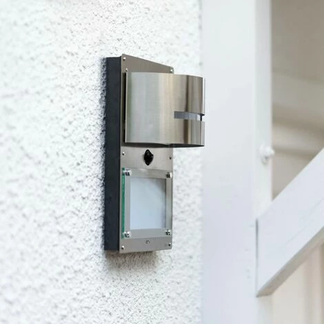 Grafner® Edelstahl Wandlampe Mit Bewegungsmelder Und Hausnummernbeleuchtung 88HN Leuchte 4 Grafner® Edelstahl Wandlampe Mit Bewegungsmelder Und Hausnummernbeleuchtung 88HN Leuchte – Bild 2