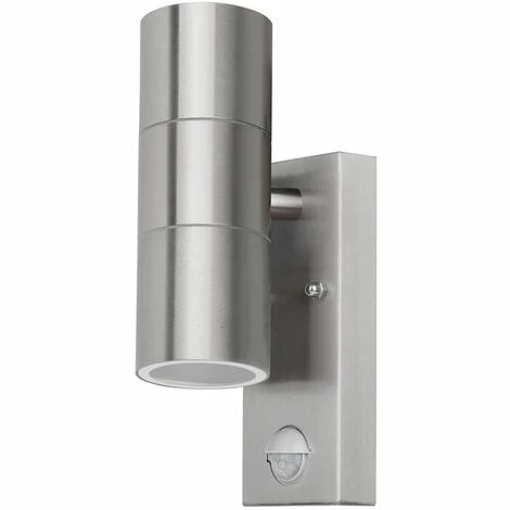 Grafner® Edelstahl Wandlampe Mit Bewegungsmelder Außenleuchte Wandleuchte Up&Down 26APIR 2 Grafner® Edelstahl Wandlampe Mit Bewegungsmelder Außenleuchte Wandleuchte Up&Down 26APIR