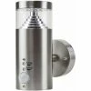 Grafner® Edelstahl Wandlampe Mit Bewegungsmelder 108WBPIR Leuchte Mit Integrierten LED Leuchtmittel -GRAFNER-shop 9992041 1