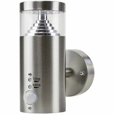 Grafner® Edelstahl Wandlampe Mit Bewegungsmelder 108WBPIR Leuchte Mit Integrierten LED Leuchtmittel 3 Grafner® Edelstahl Wandlampe Mit Bewegungsmelder 108WBPIR Leuchte Mit Integrierten LED Leuchtmittel