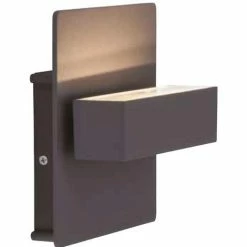 Grafner® Aluminium Wandlampe 6087 Leuchte Lichtschein Up/Oben In Dunkelgrau Mit Integrierten LEDs 4 Grafner® Aluminium Wandlampe 6087 Leuchte Lichtschein Up/Oben In Dunkelgrau Mit Integrierten LEDs -GRAFNER-shop 9992238 3