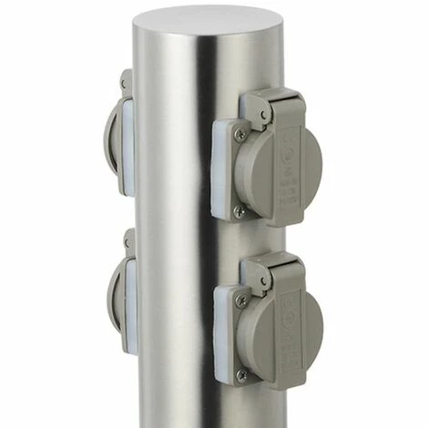 Grafner® Edelstahl Steckdosensäule mit 4 Außensteckdosen Gartensteckdose Energiesäule Grafner® Edelstahl Steckdosensäule Mit 4 Außensteckdosen Gartensteckdose Energiesäule -GRAFNER-shop 9992364 3